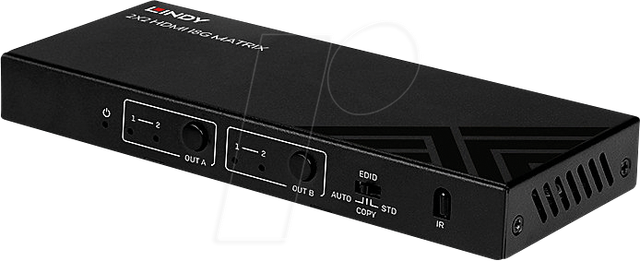 LINDY 38302 - HDMI 2x2 Matrix, 4K 60 Hz