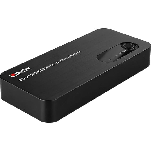 LINDY 38339 - HDMI Switch, 2 Port, 8K 60 Hz