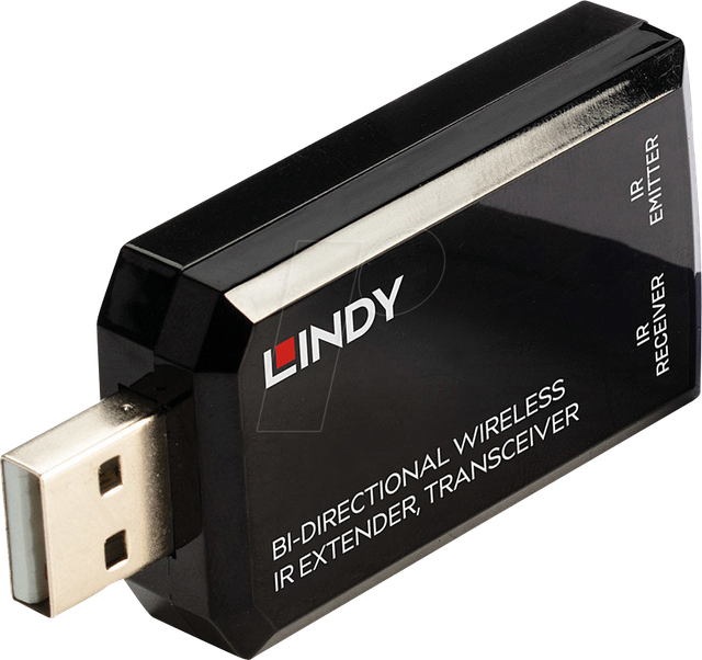 LINDY 38331 - Wireless IR Extender, Transceiver, 150 m