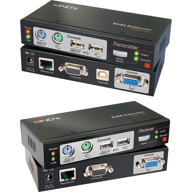 LINDY 39378 - KVM Extender Set über Cat.5 - 300 Meter
