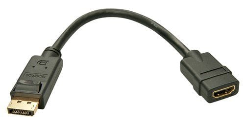 LINDY 41005 - DisplayPort Adapter, DP Stecker auf HDMI Buchse