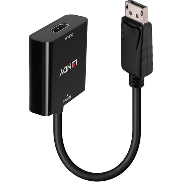 LINDY 41068 - DisplayPort Adapter, DP Stecker auf HDMI Buchse