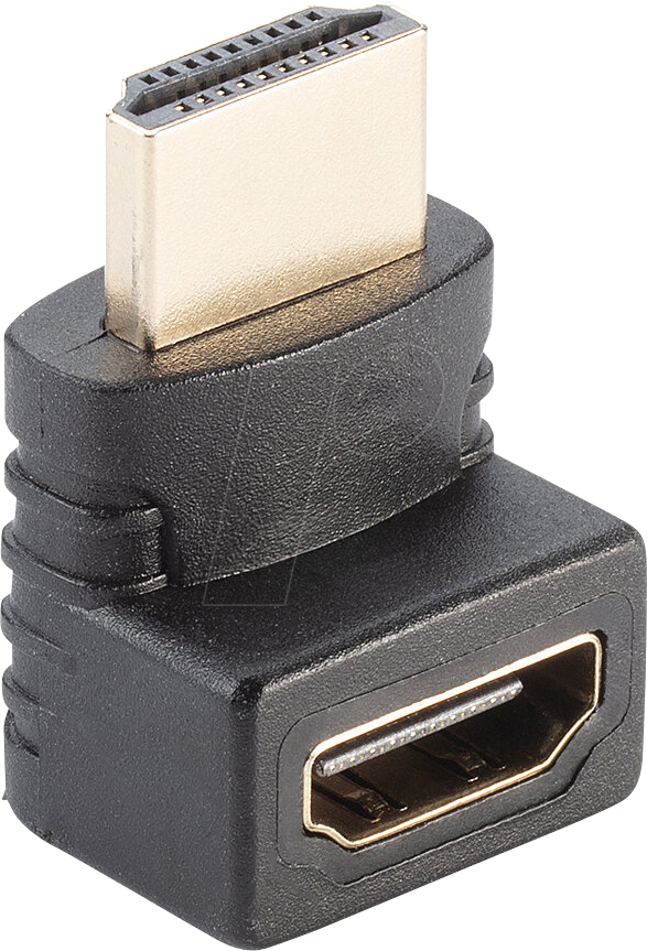 LINDY 41086 - Adapter, HDMI Stecker auf HDMI Buchse, 270°