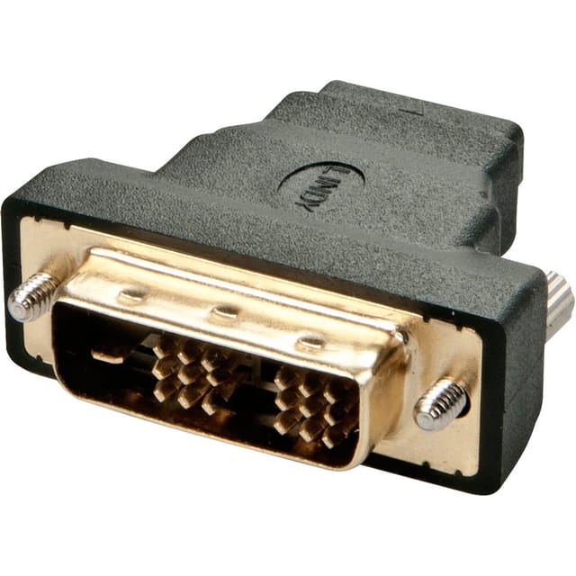 LINDY 41228 - DVI Adapter, DVI 18+1 Stecker auf HDMI Buchse
