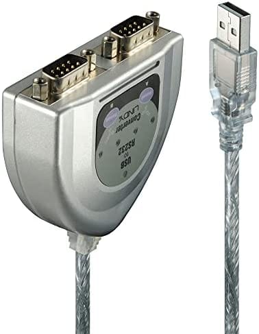 LINDY 42889 - USB 1.1 Konverter, A Stecker auf 2x RS232