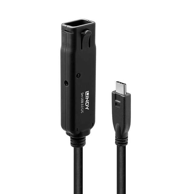 LINDY 43405 - USB 10Gbit/s Aktivverlängerung Pro, C Stecker auf C Stecker, 5,0