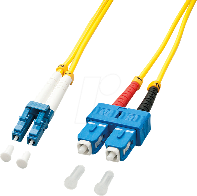 LINDY 47474 - Kabel LWL LC/SC OS2 9/125µm 10 m