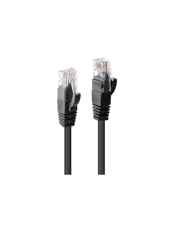 LINDY 48079 - Patchkabel, U/UTP, Cat.6, 3 m, schwarz