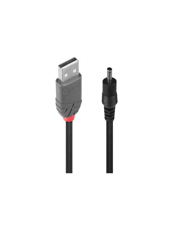 LINDY 70266 - Stromkabel USB > DC 3,5 / 1,35 mm, 1.5 m