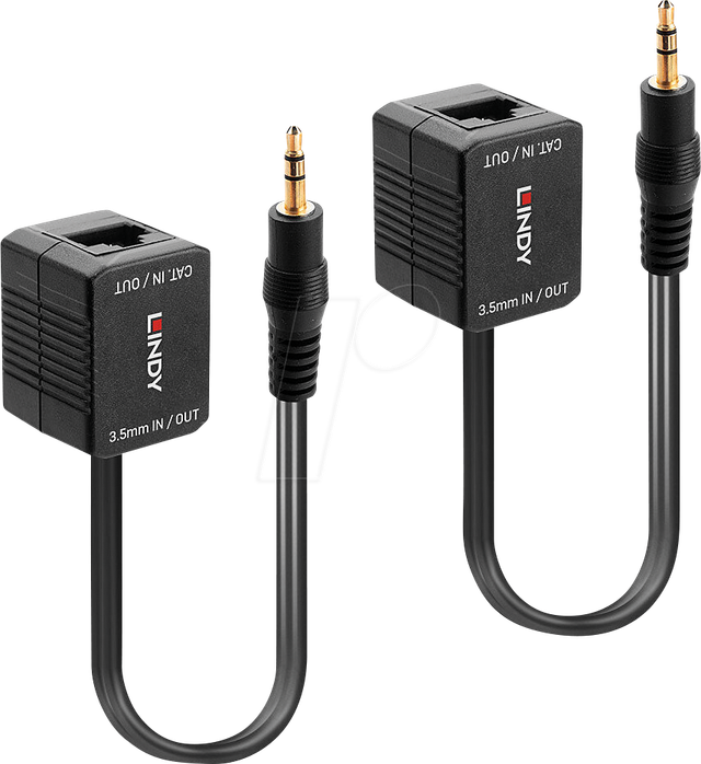 LINDY 70450 - Klinken Extender über Cat.5e/6, 3,5 mm, 500 m