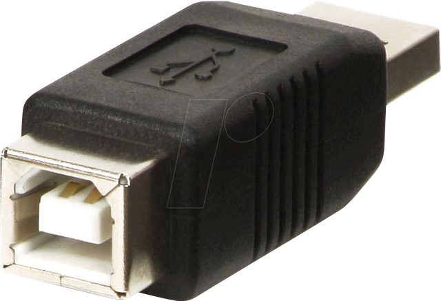 LINDY 71231 - Adapter USB 2.0 A Stecker > B Buchse