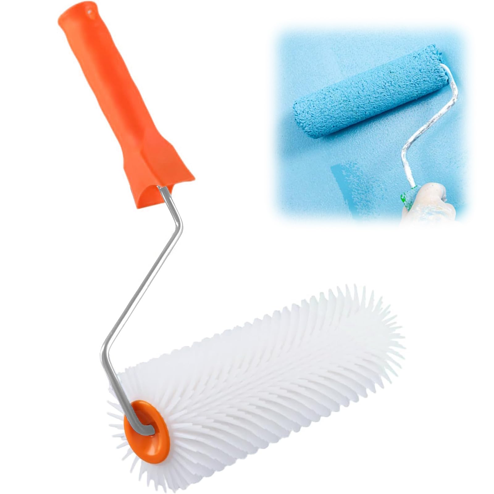 Rouleau De Purge Pour Masse De Compensation De 23 Cm - Longueur Des Pointes : 30 Mm - Rouleau De Purge Et Masse De Compensation Pour Revêtements De Sol.
