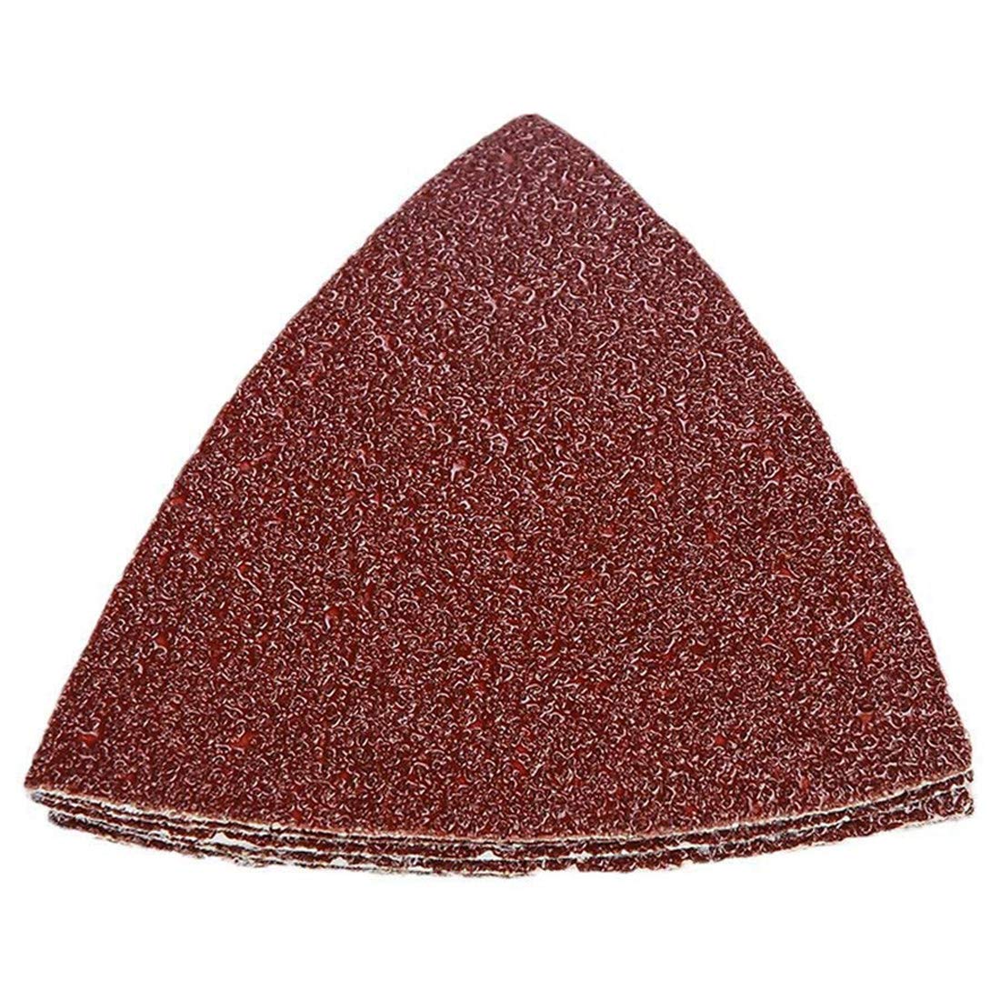 20 Feuilles De Papier De Verre Triangulaire Grain 60, 80 Mm, Pour Outils Multifonctions, Compatible Avec Les Plateaux De Ponçage Oscillants De 3-1/8 Pouces (taille Non Universelle, Veuillez Vérifier L