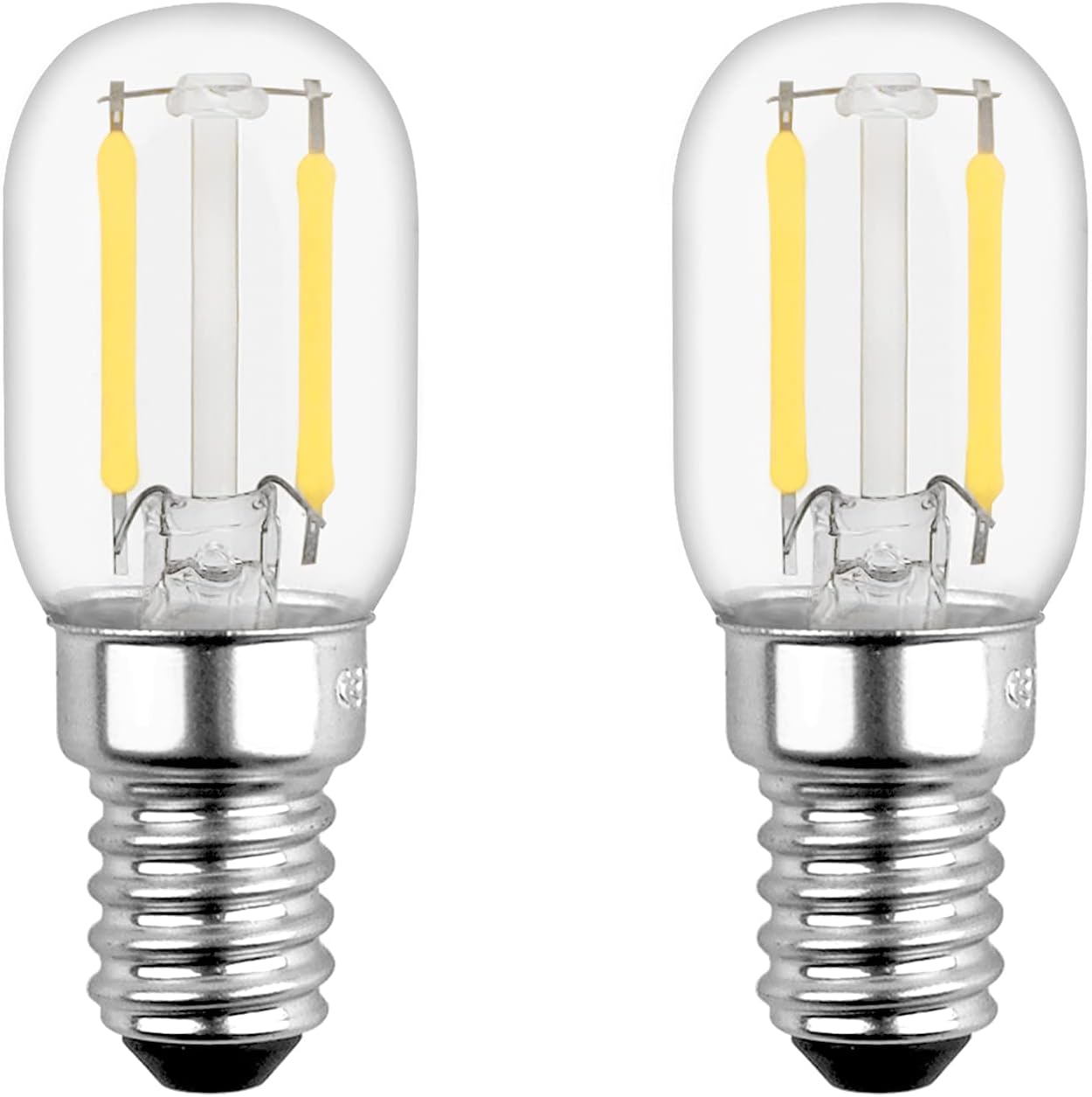 E14 2w Led Fridge Light Bulb T22 Equivalent 15w E14 Incandescent Warm White 2700k 230v Sma