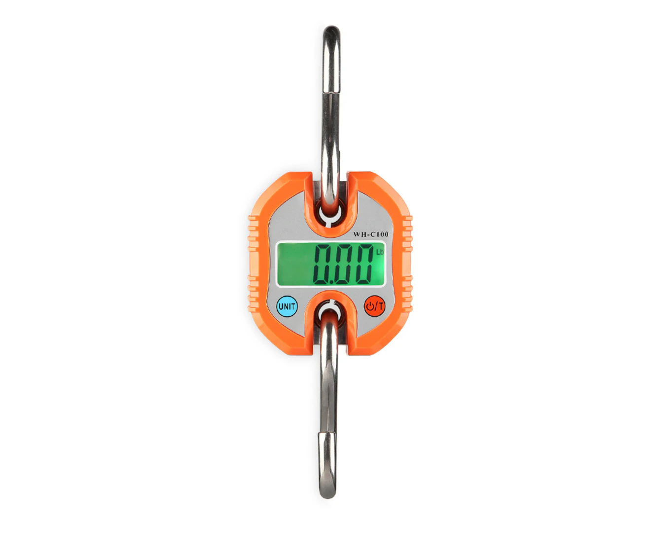 Mini Portable Electronic Scale Digital Luggage Scale Fish Scale With Zero Tracking And Tare Function 150kg Double-range Scale Digital Hanging Scale Orange