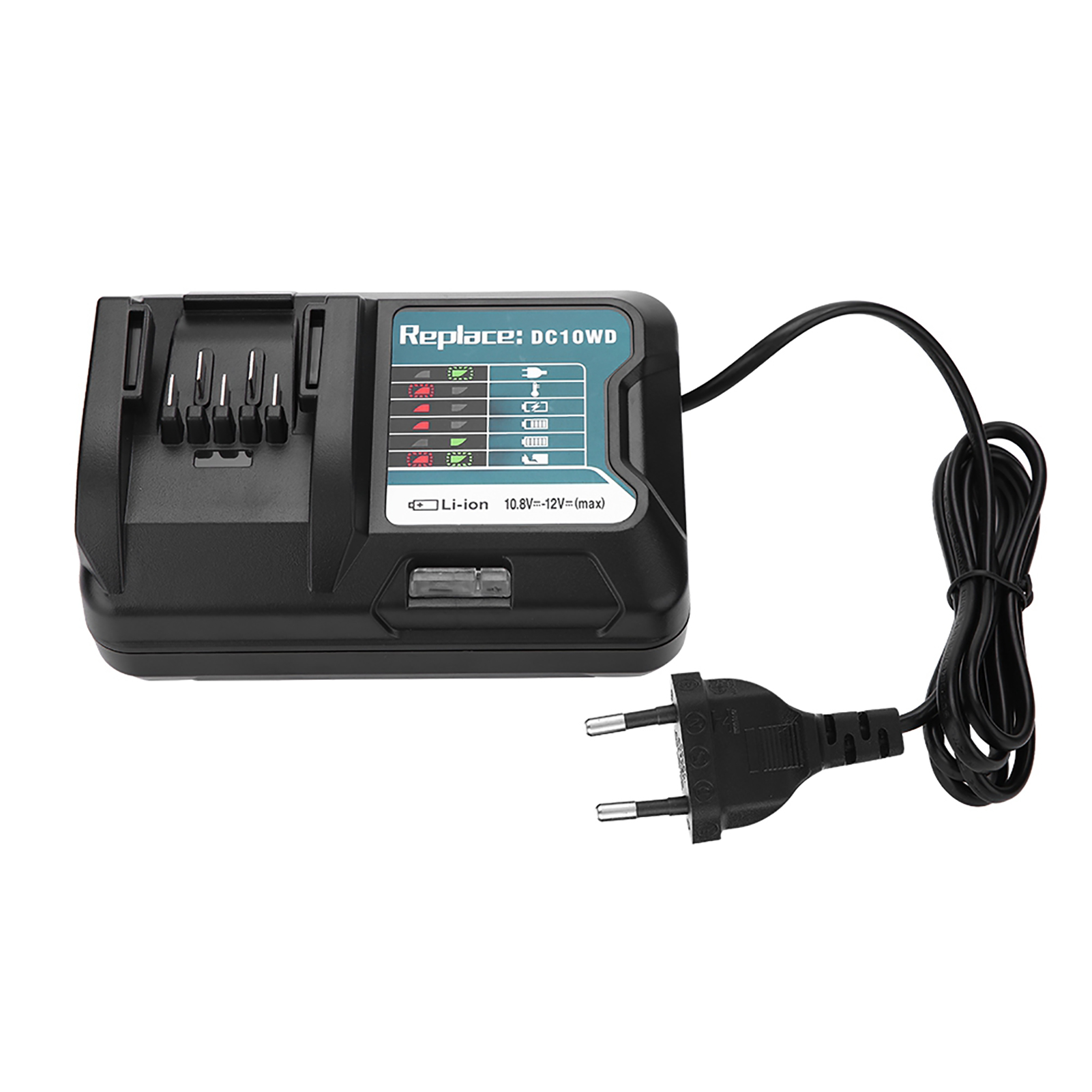 Chargeur Rapide De Batterie Au Lithium Pour Makita Dc10wd/bl1015 (10,8 V/12 V), Prise Européenne, 100-240 V