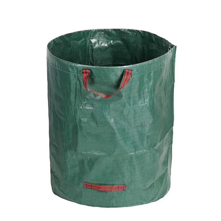 Sac À Déchets Verts Avec Poignées De Transport (272 L - 1 Pièce) - Sac Pliable Pour Déchets Verts - Poubelle Pliable Et Indéchirable Pour Feuilles Et Déchets Verts