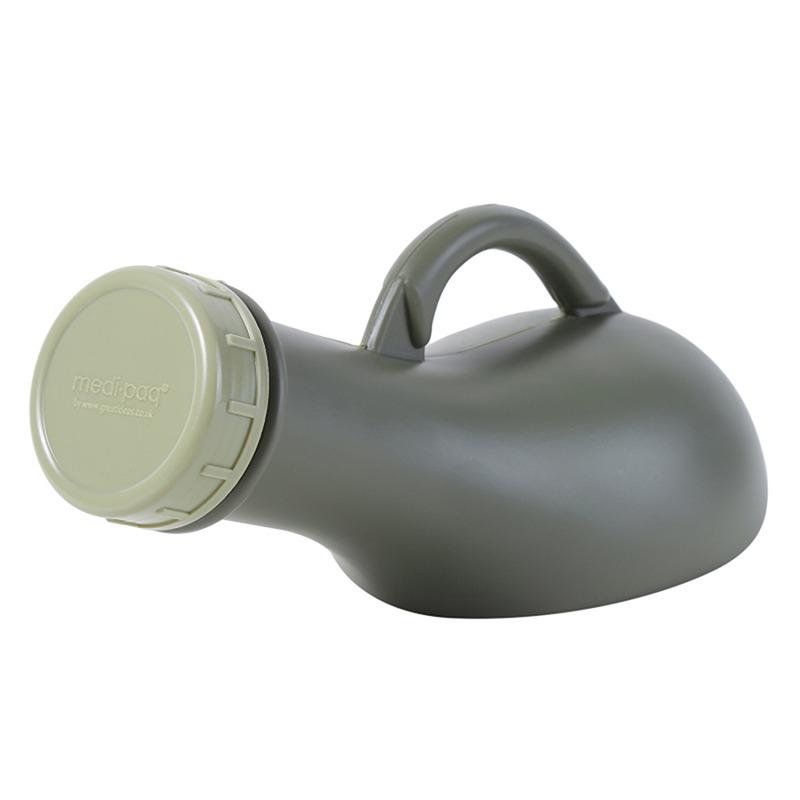 Urinoir Portable Unisexe (vert Armée), Avec Couvercle Et Entonnoir, Pour Lits Et Tentes De Camping, Adapté Aux Enfants, Aux Adultes Et Aux Personnes Âgées.