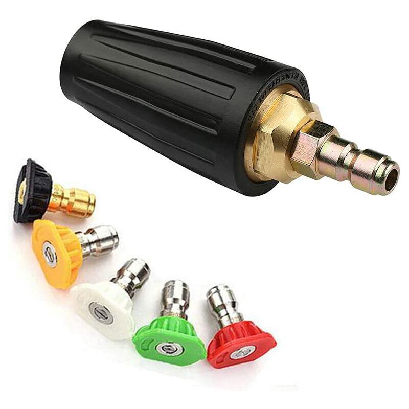 Buse Turbo Rotative 3000 Psi 035 Pour Nettoyeur Haute Pression, Raccord Rapide 1/4".
