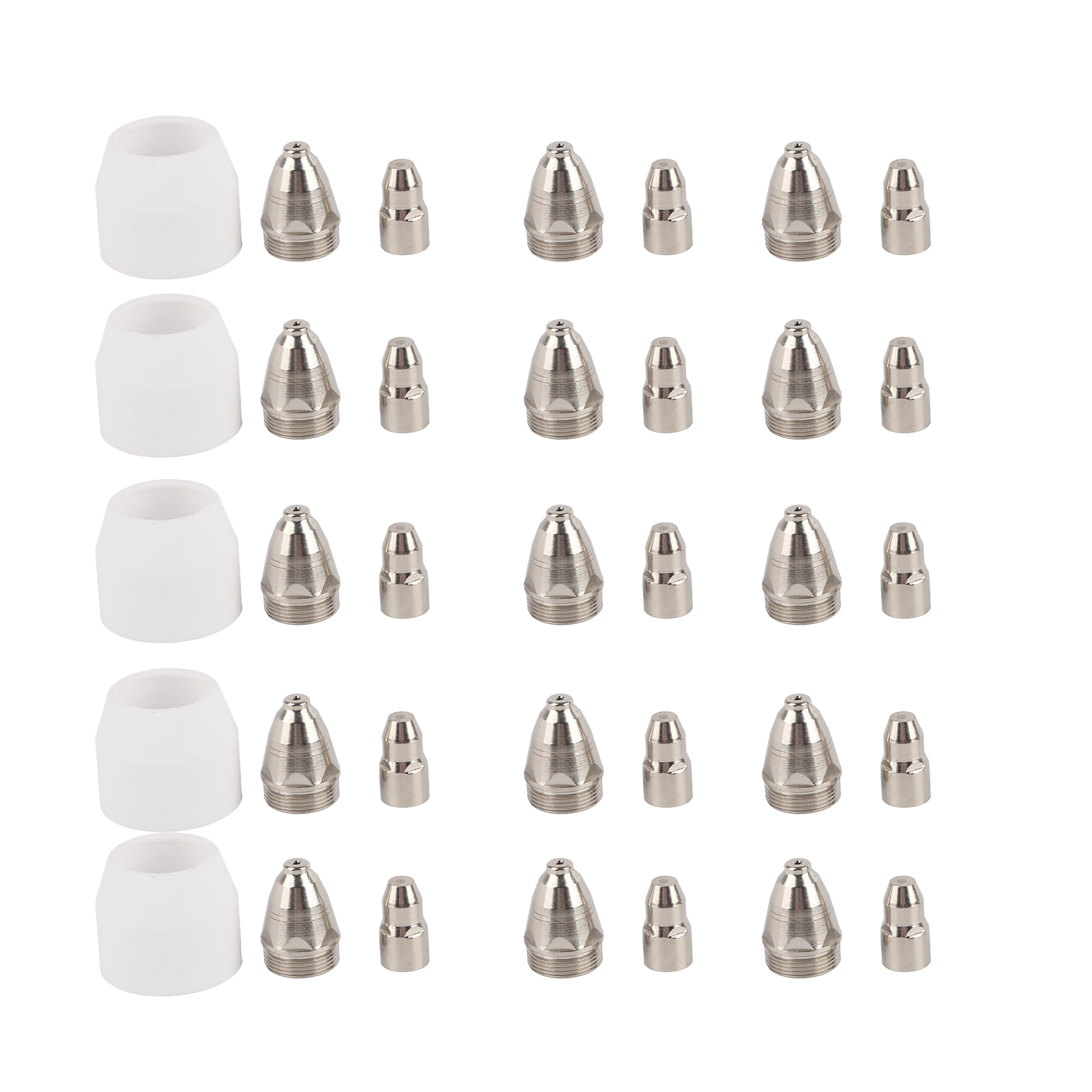 25 Pièces D'Électrodes De Coupe Pour Torche Plasma P80 - Consommables De Découpe Plasma