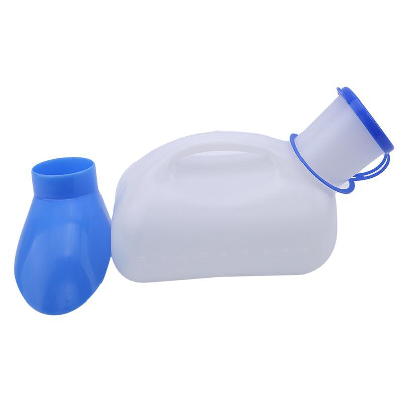 Urinoir De Voiture Unisexe, Bouteille Urinoir Avec Couvercle Et Entonnoir, Étui En Plastique, Convient Pour La Voiture, Les Personnes Âgées Et Les Enfants En Camping.