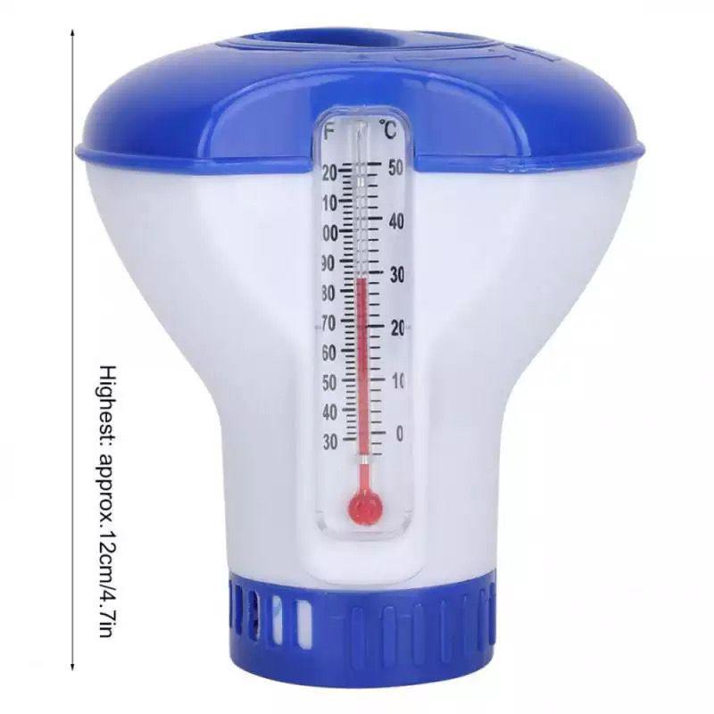 Distributeur De Chlore Flottant De 12,7 Cm (5 Pouces) Pour Jacuzzi, Pataugeoire, Spa, Parcs Aquatiques, Utilisation Intérieure Et Extérieure, Sûr Et Inodore.