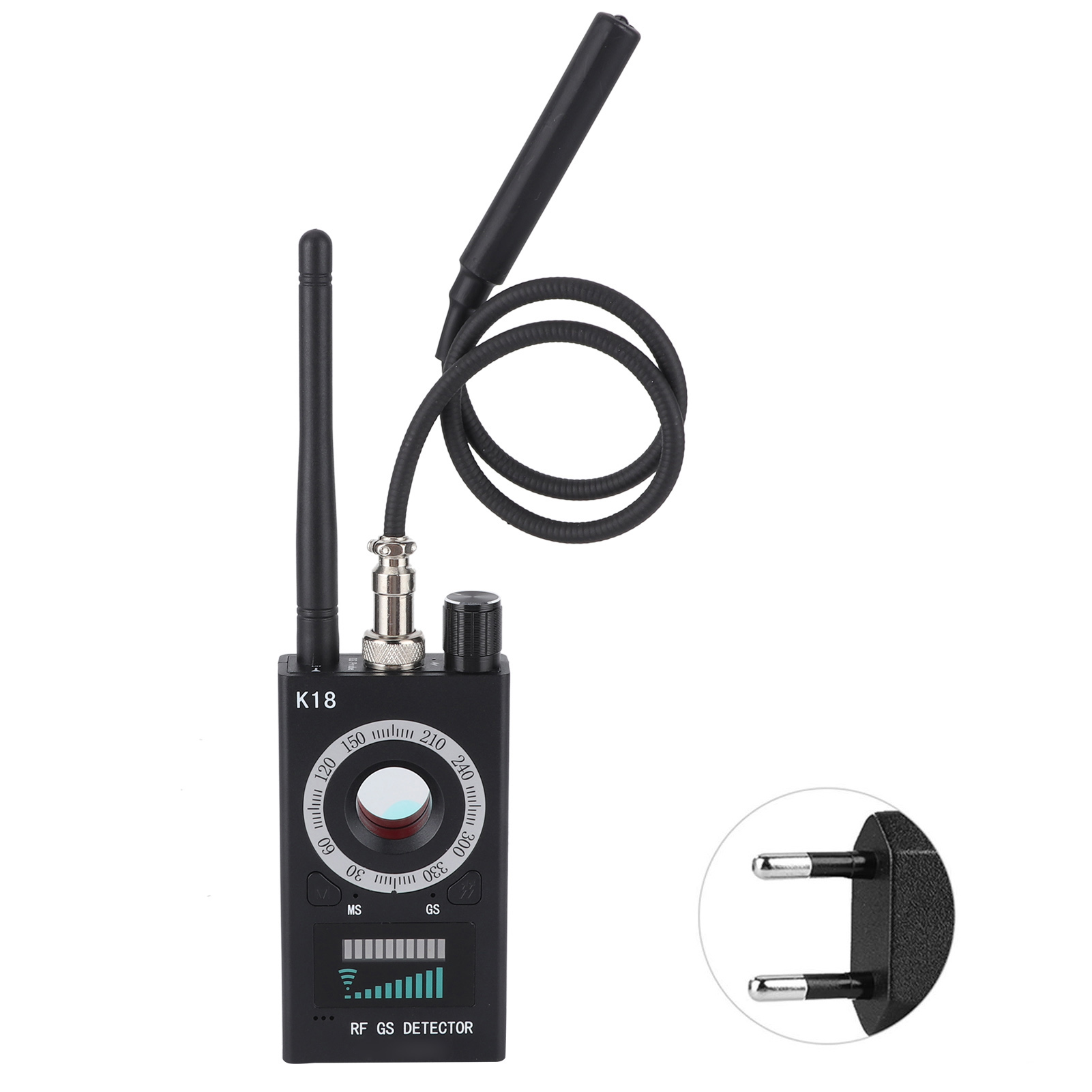 Détecteur De Surveillance Gsm Gps Anti-espionnage Multifonction (prise Européenne)