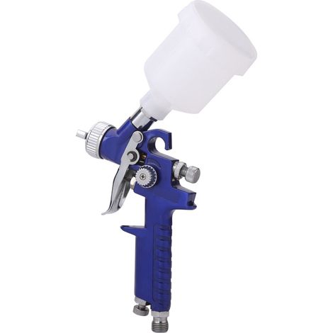 Pistolet À Peinture Hvlp Mini 100cc, Buse 1.0mm, Gravité, Kit Air Comprimé, Usage Voiture