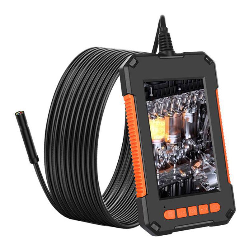 Caméra De Pipeline Hd Avec Écran, Objectif 8 Mm, Testeur De Réparation Automobile, Endoscope Industriel
