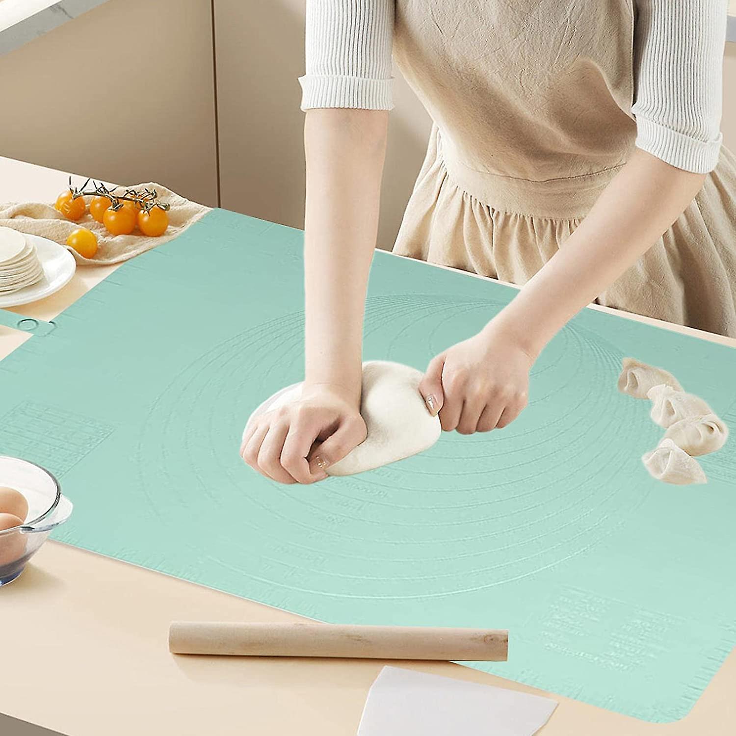 Tapis De Pâtisserie Greenworking Antiadhésif Avec Graduation Pour Pâte Épaisse - Accessoires De Cuisine
