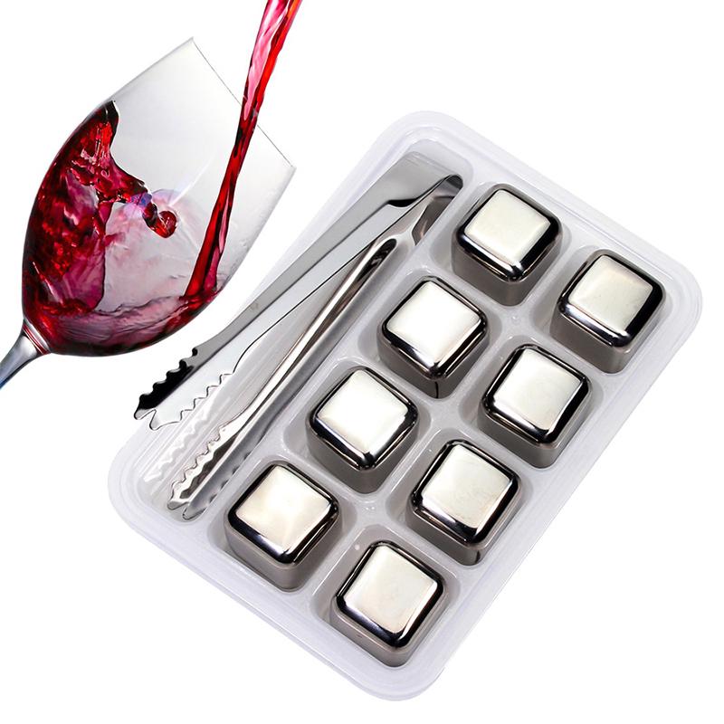 Glaçons En Acier Inoxydable 304, Congélation Rapide, Anti-tartre, Boules De Glace Métalliques De 27 Mm, Idéales Pour Le Vin Rouge Et Le Whisky.