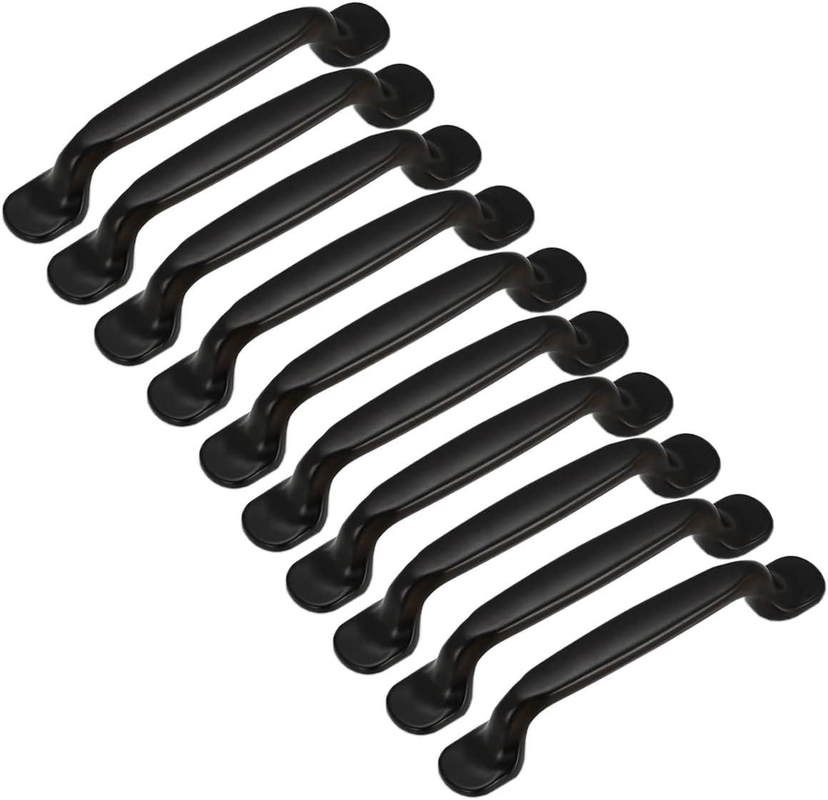 Lot De 10 Poignées De Porte De Placard De Cuisine, Entraxe De 96 Mm, Avec Vis, Pour Meubles De Chambre Et D'Armoires, En Aluminium.