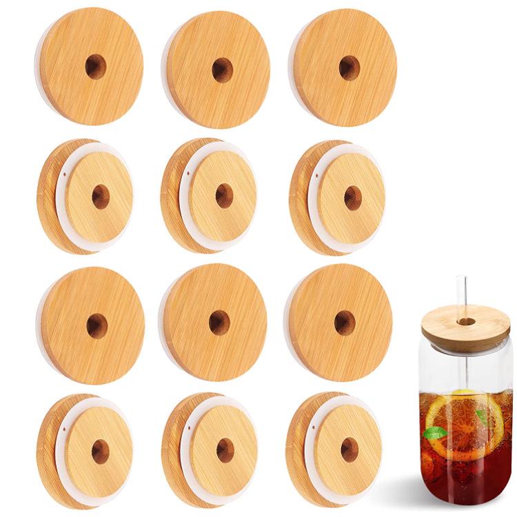 Lot De 12 Couvercles Pour Bocaux Avec Joint En Silicone, Couvercles De Conservation En Verre Hermétiques Et Réutilisables.