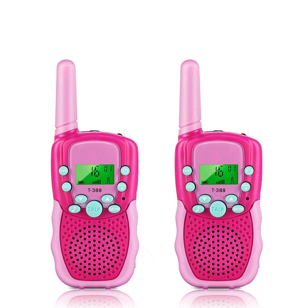 Talkie-walkie Pour Enfants, Jouet Pour Filles De 3 À 8 Ans, Cadeau Pour Filles De 9 À 12 Ans, Radio Bidirectionnelle À 8 Canaux, Portée De 4,8 Km Pour Les Aventures En Plein Air