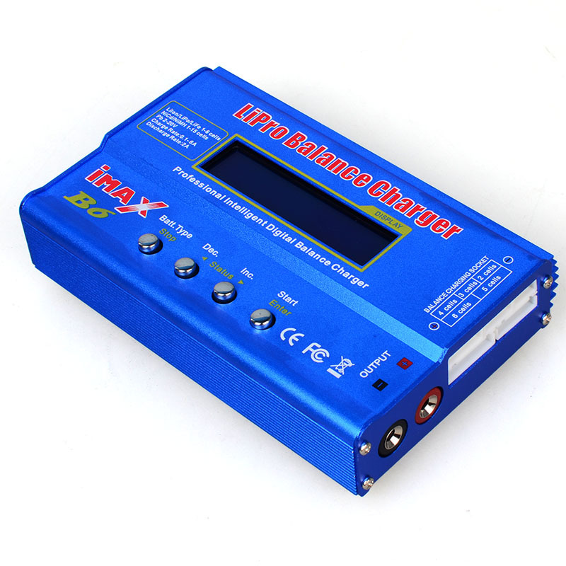 Chargeur Lipo 80 W 6 A Équilibrage Professionnel Haute Puissance Pour Lipo/li-ion/life (1-6s), Nimh/nicd (1-15s)