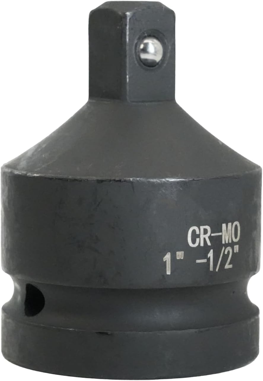 Adaptateur Douille 1 Vers 1/2, Douille Reducteur, Cliquet Réduction Adapteur Acier Chrome - Molybdène(cr-mo) (1 Vers 1/2)