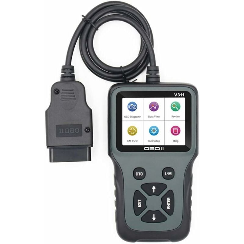 Outil De Diagnostic Voiture Obd2 Universel Support Français Lecteur Et Suppression De Codes D’erreurs Moteur Voiture Obdii