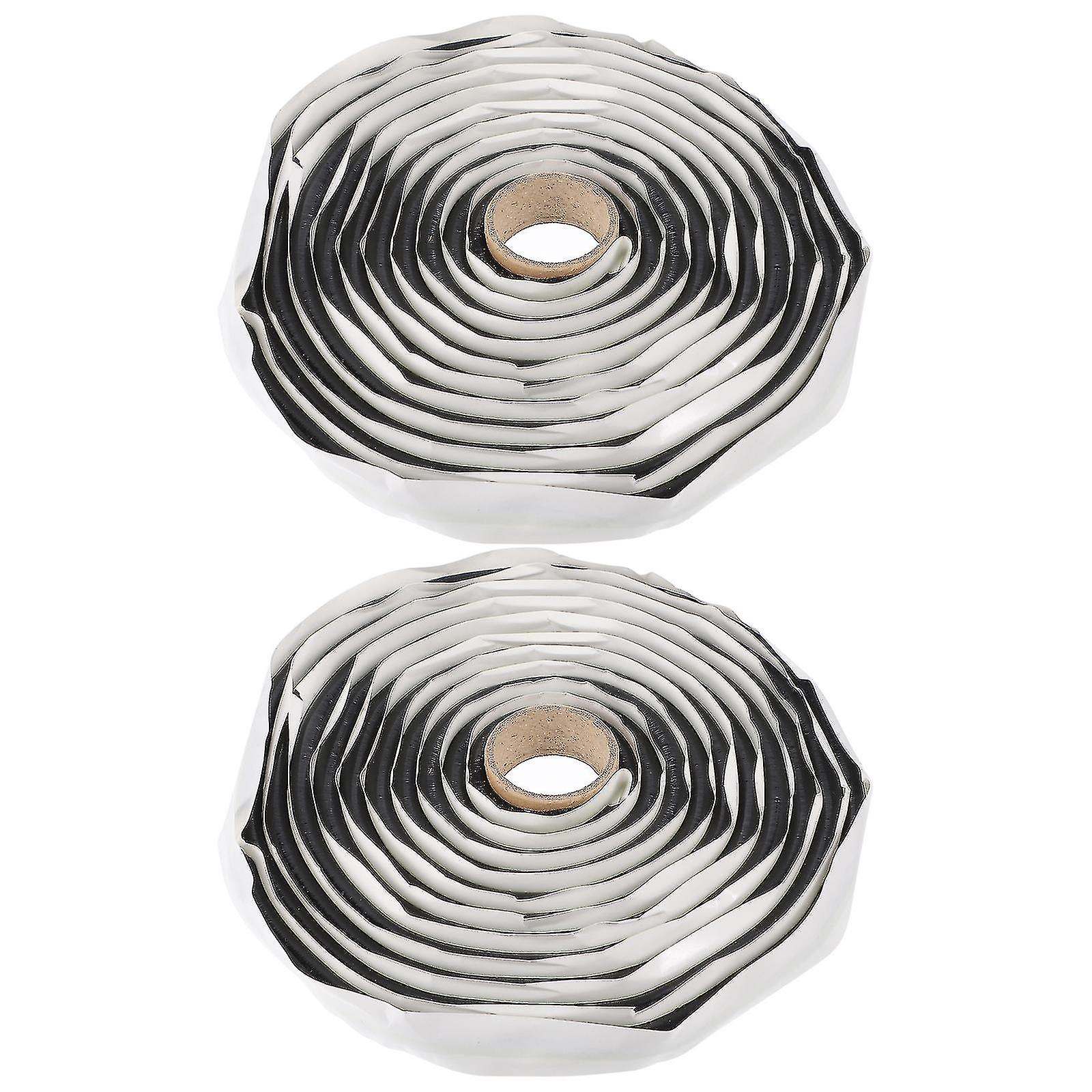 Lot De 2 Bandes D'Étanchéité Pour Voiture, Ruban En Caoutchouc Butyle, Bandes Butyl Multi-usages
