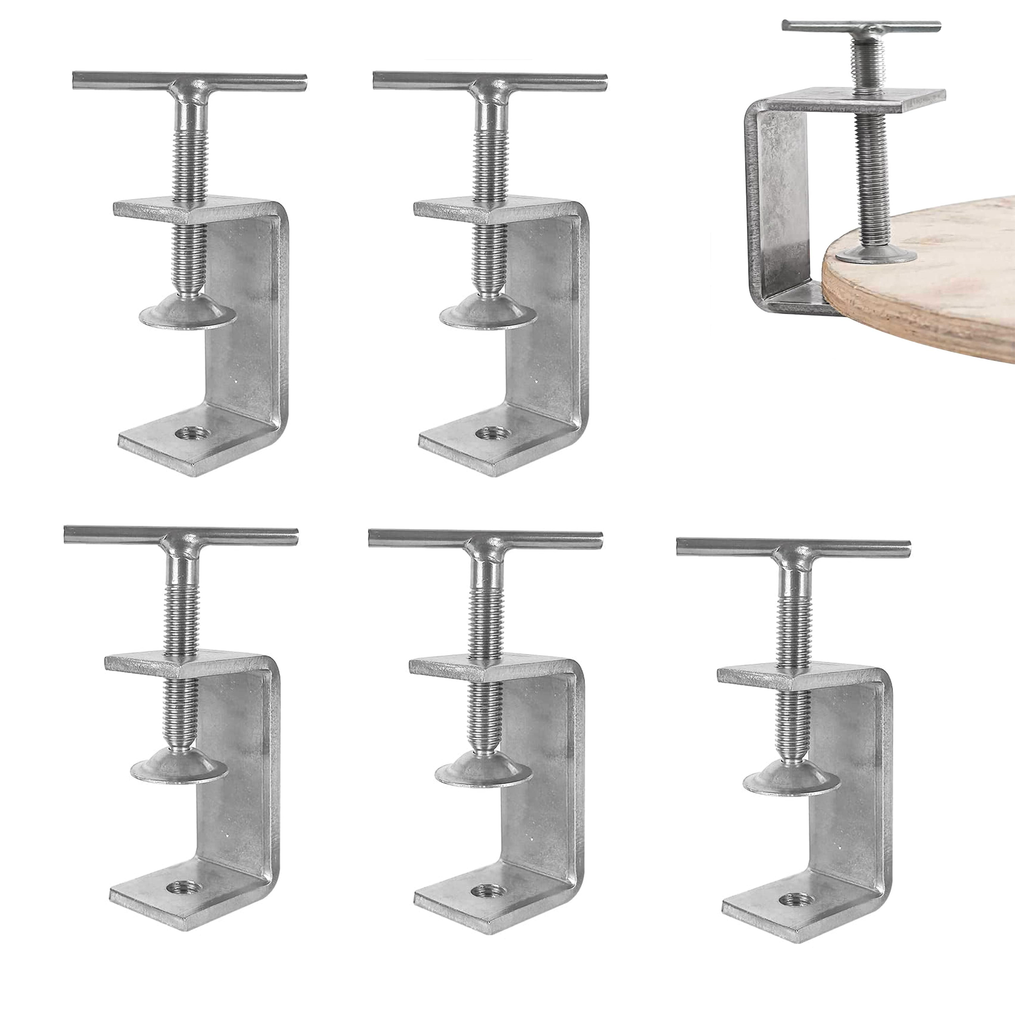 Stück Mini C-schraubzwingen-set – 78 Mm Edelstahl – Robuste C-zwingen – Handspannung – Für Holzbearbeitung, Möbelbau, Diy
