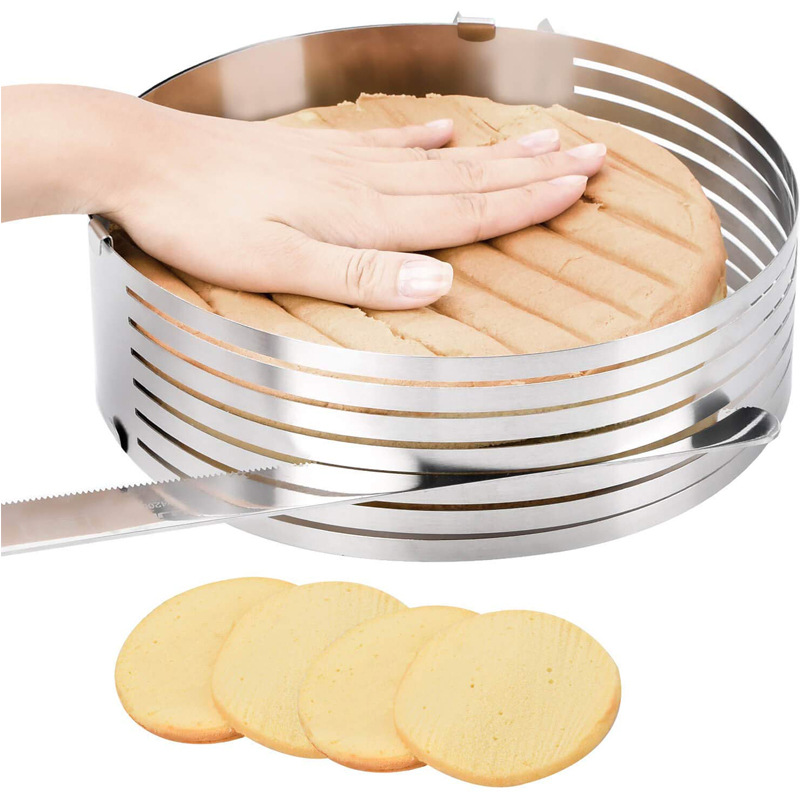 Cercle À Gâteau Ajustable De 24 À 30 Cm En Acier Inoxydable, Emporte-pièce Rond En Forme De Champignon, Moule Extensible Pour Entremets.