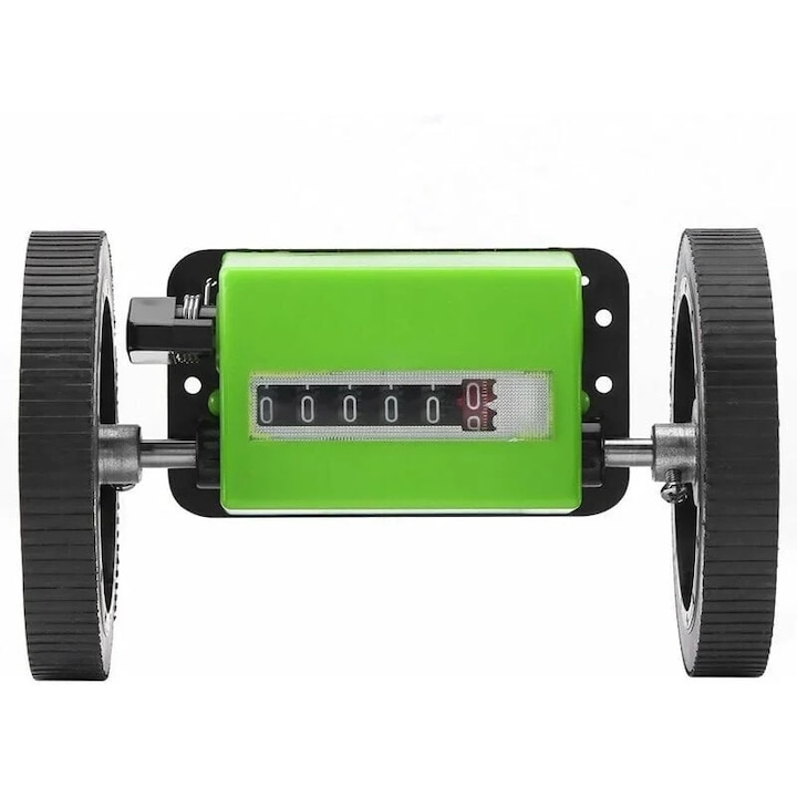 Contor Mecanic De Lungime, 0-99999.9m, Plastic, Verde/negru