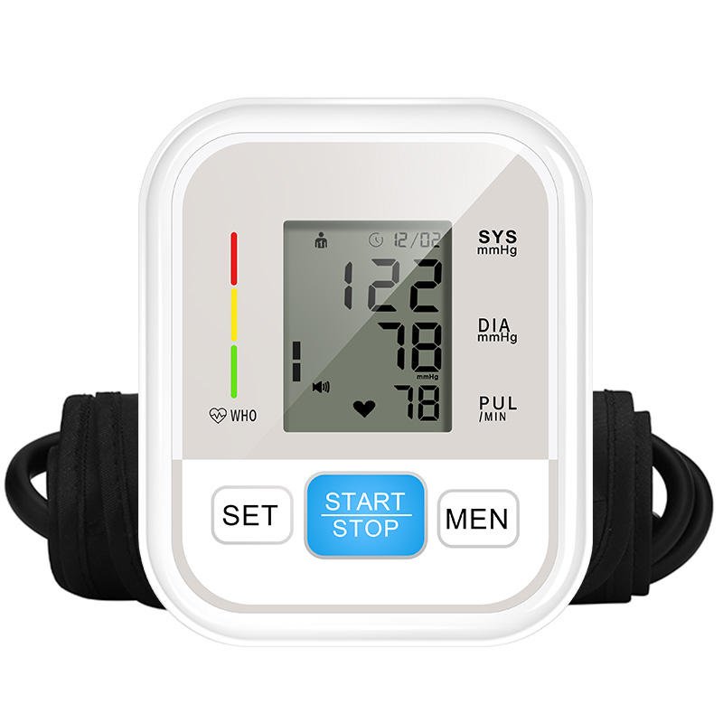Electronic Price Sphygmomanometer Tensiometr Upper Arm Smart Automatic Bp Monitor Measurement Lcd Digital Blood Pressure Monitor