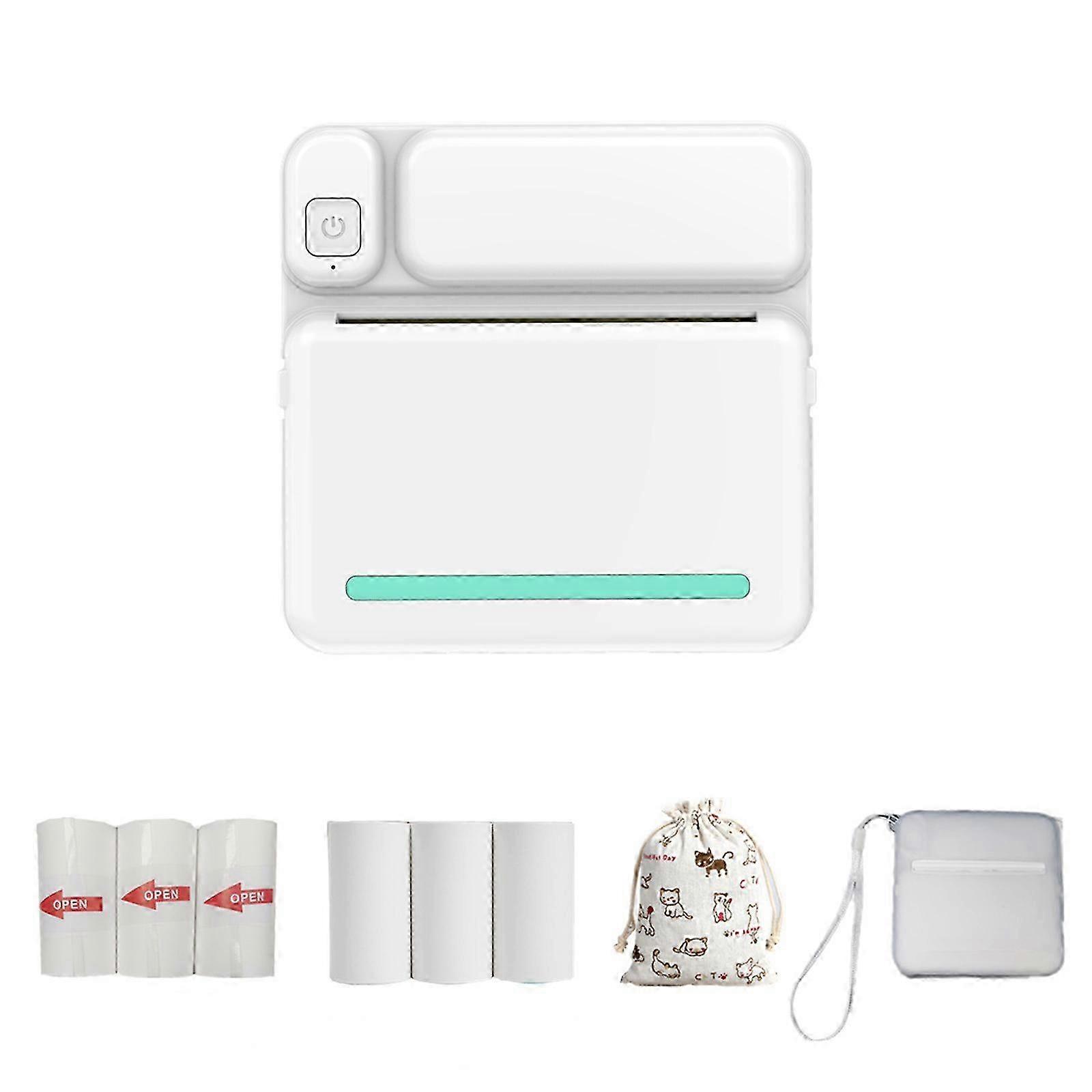 Thermal Portable Bluetooth Printers 57mm Mini Wireless Pos Thermal Image Photo Printers For Android Ios Mobile Phone Flye1984