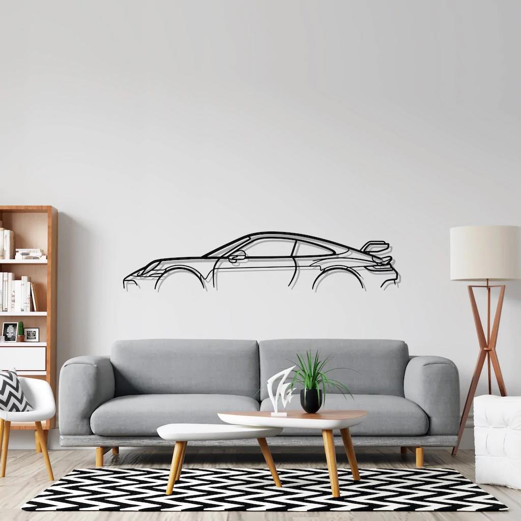 Decoration Murale, Accessoires De Voiture, Deco Murale En Métal, Cadeaux Pour Homme, Accessoires Porsch, Décoration De Voiture, Porsch 911 Décoration De Chambre, Design Porsch (400mm99mm)