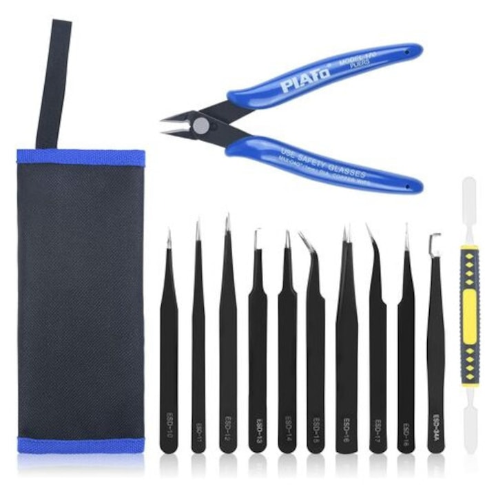 Ensemble De 12 Pinces De Précision, Réparation Électronique/bijouterie, Plafond
