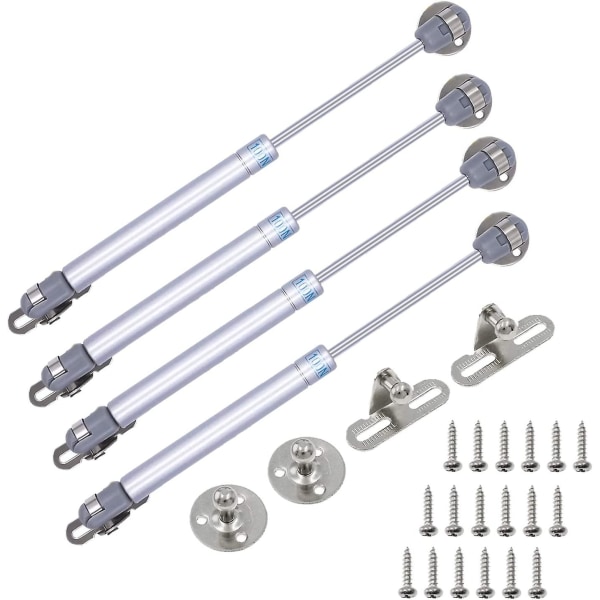 4 Ressorts À Gaz Pour Meubles De Cuisine, Pistons Hydrauliques, Amortisseurs, Charnières Pour Portes, Fenêtres Et Placards Avec Vis (120 N / 12 Kg, 270 Mm)