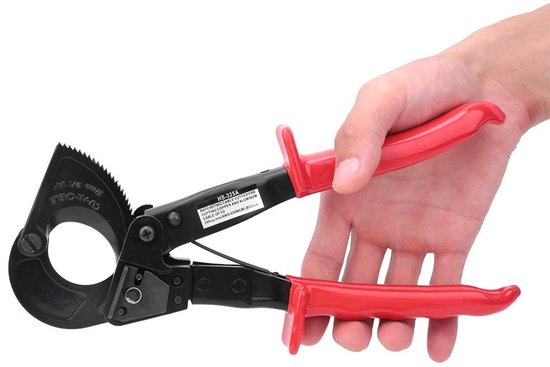 Hs-325a Ratelkabelknipper - Kabelknipper Et Draadknipper - Isolatie - Koper- En Aluminiumnijgereedascha - Kabelknipper - Handmatige Draadknipper - Kabelgereedascha