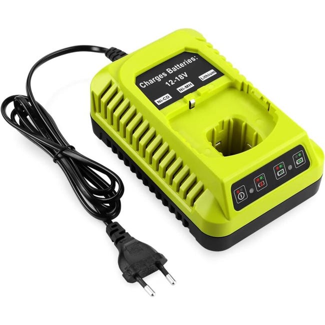 P117 Chargeur De Rechange Pour Ryobi Chargeur 18v One+ P103 P104 P105 P102 P103 P107 P108 12v-18v Batterie (sku Produit : 96570307 Sku Offre : 25704cdq12)