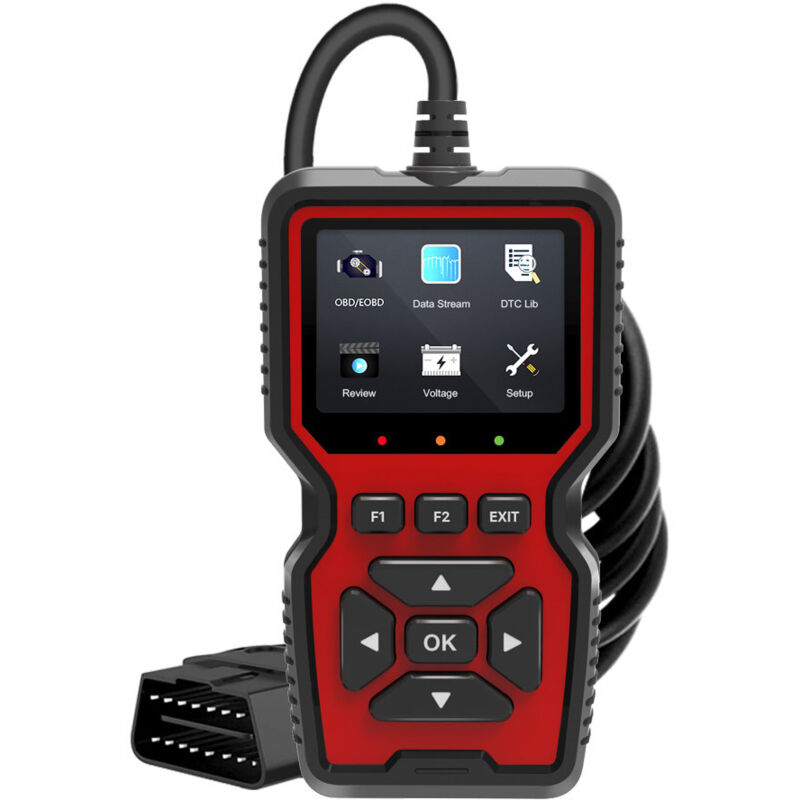 Obd2 Diagnostic Auto Valise Voiture, V519 Lecteur De Code D'Erreur De Moteur, Obd Diagnostic Auto Multimarque, Obd2 Diagnostic Lecteur De Véhicule Pour Tous Les Protocoles Obdii Voitures