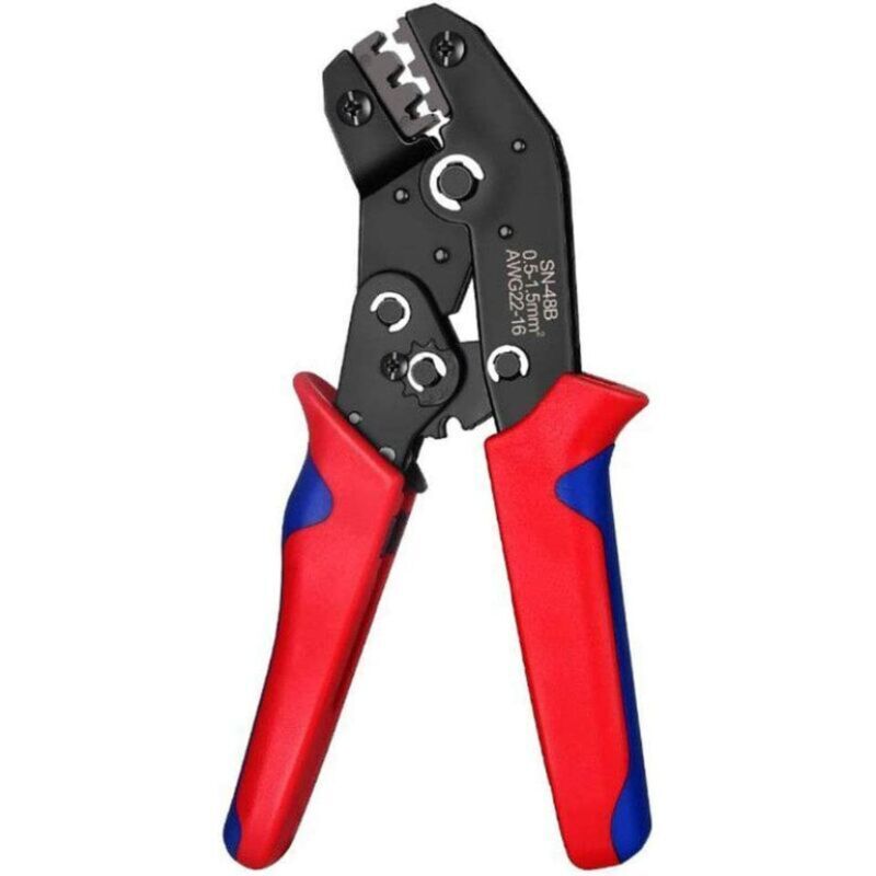 Pince A Sertir Cosse Electrique, Pinces À Sertir Avec Poignée Ergonomique Disponible Pour Les Connecteurs De Fils Électriques Sn-48b